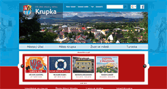 Desktop Screenshot of krupka-mesto.cz